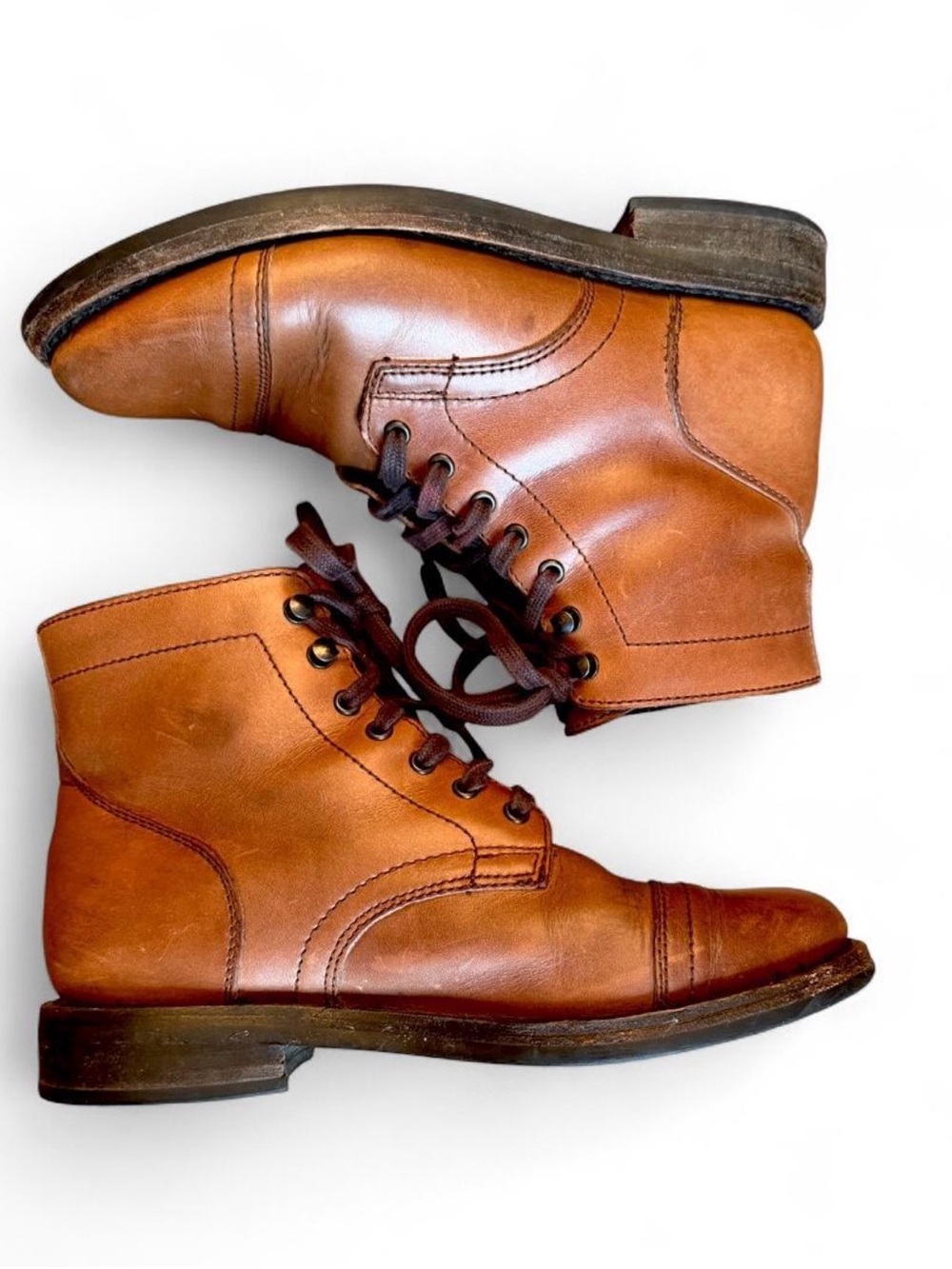 Thursday Boot Co. Women's Captain Brown Leather Boots 8.5 GYW